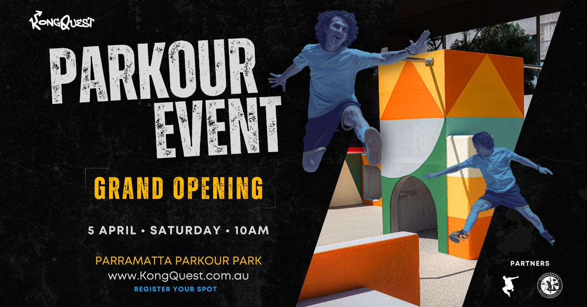 KongQuest Grand Opening Parramatta Parkour Park