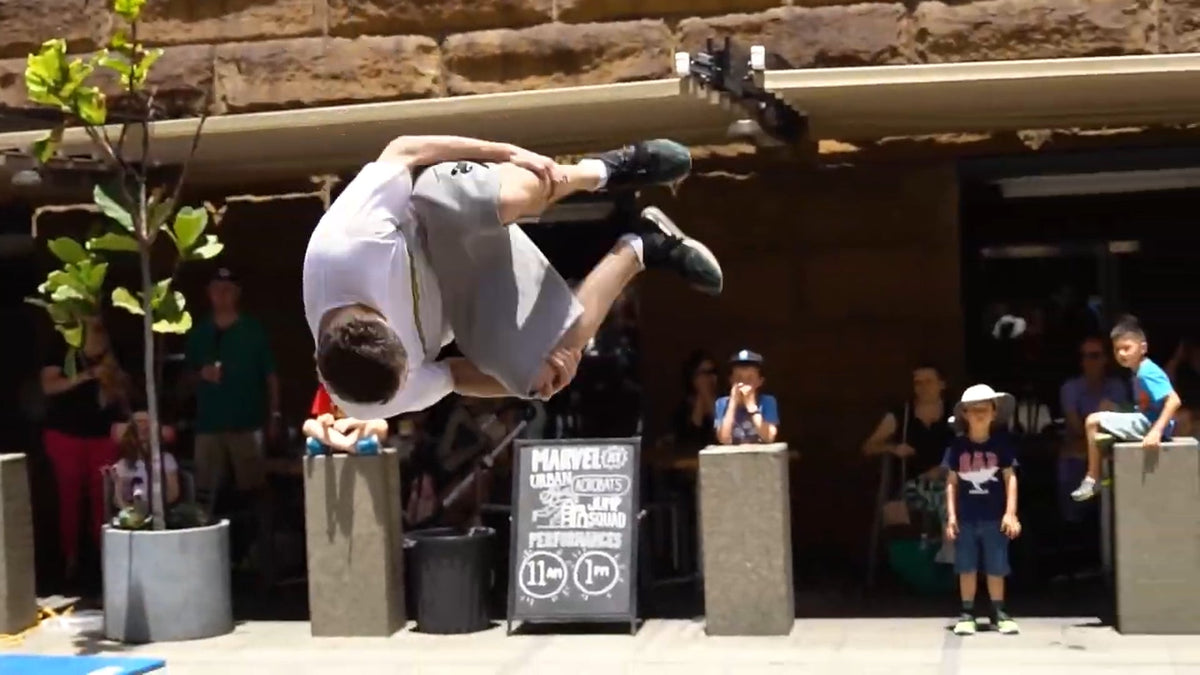 Museum of Sydney - Parkour Performance - Grand Opening