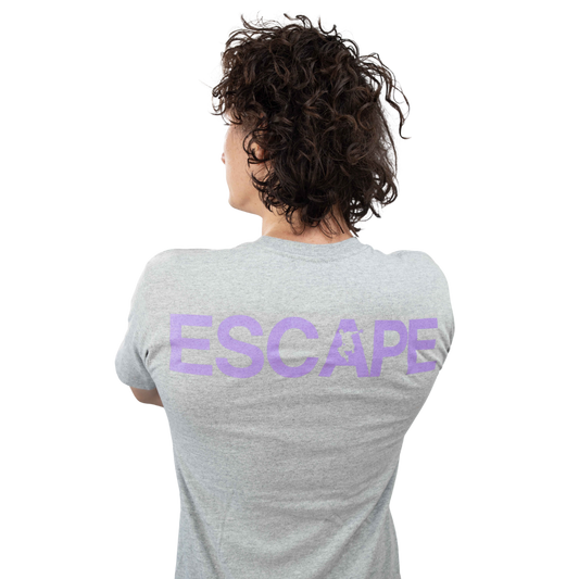Reach Escape - Grey Purple Shirt
