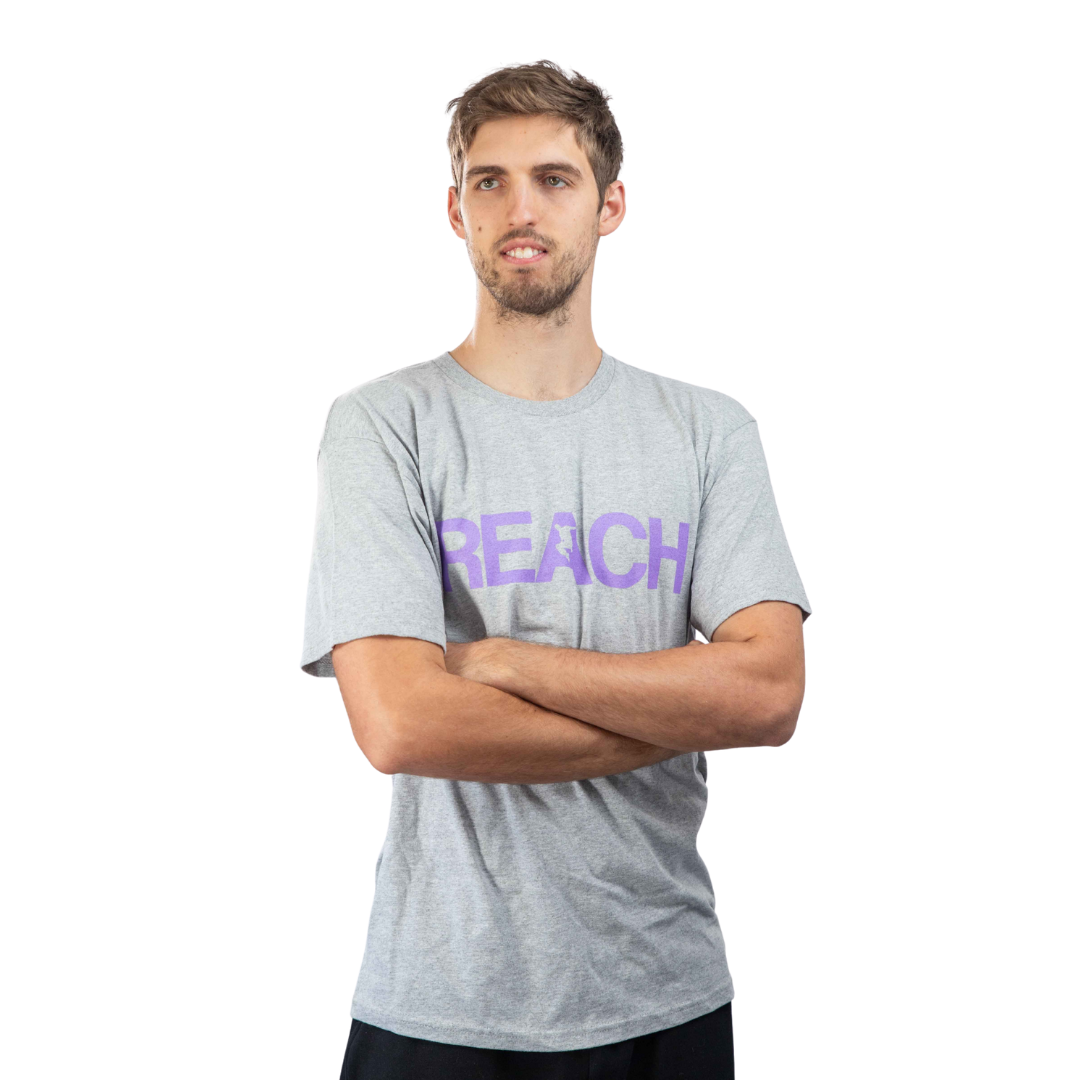 Reach Escape - Grey Purple Shirt