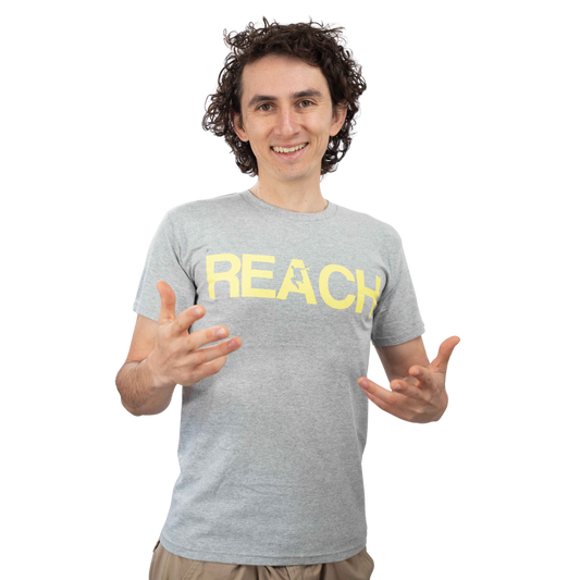 Reach Escape - Grey Yellow Shirt